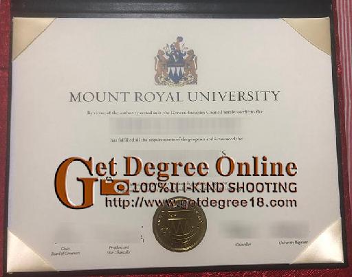Buy Fake Mount Royal University Diploma, MRU diploma